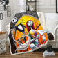The Nightmare Before Christmas Jack Skull Sherpa Blanket  Plush