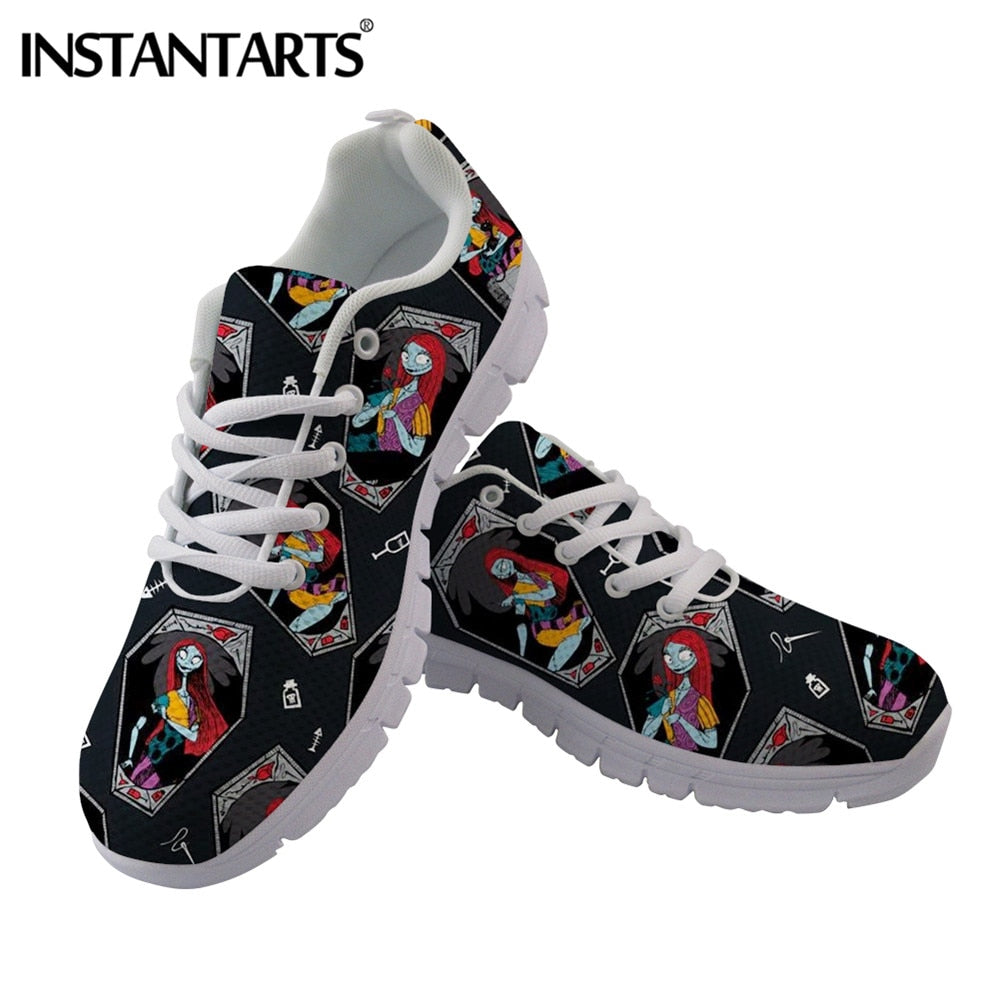 The Nightmare Before Christmas Pattern Woman Flats Shoes