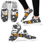 The Day Before Christmas Pattern Women Skull Black