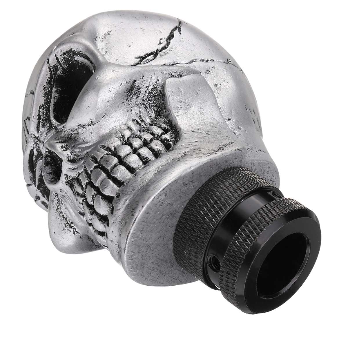 Universal Skull Head Style Manual Gear Shift Knob Lever Shifter Gear Handle Stick