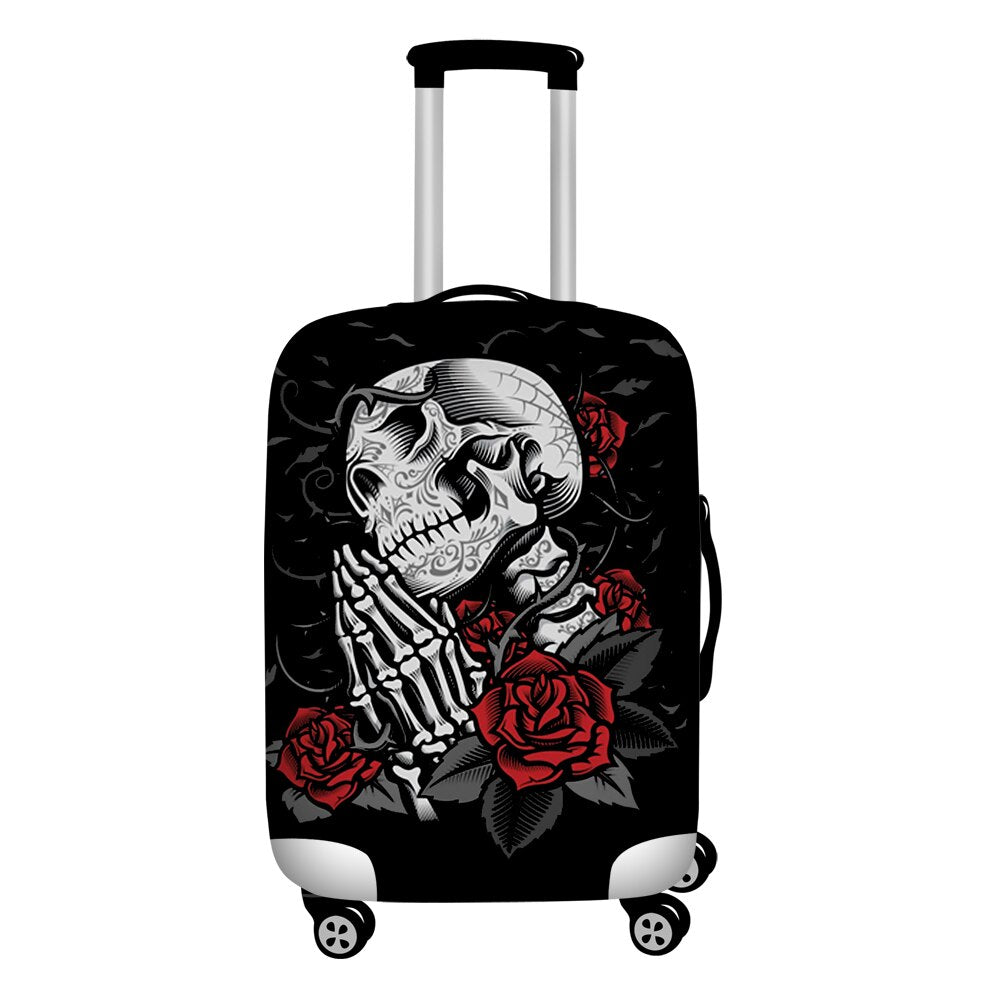 Sugar Skull Dust-proof Luggage Cover Suitcase Protective Bag Case