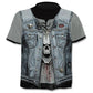 Motorcycle Skull 3dT-Shirt Men Women Fashion Hip Hop T-Shirt