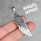 Angel Wings Animal Mens Long Necklaces Pendants Chain Punk