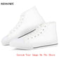 Skull with Rose Printing Flats Shoes High Top Lace Up Canvas Shoes