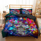 Gothic Skull  Bedding Set Twin Full Queen King Double Sizes Duvet Cover Sugar Skull