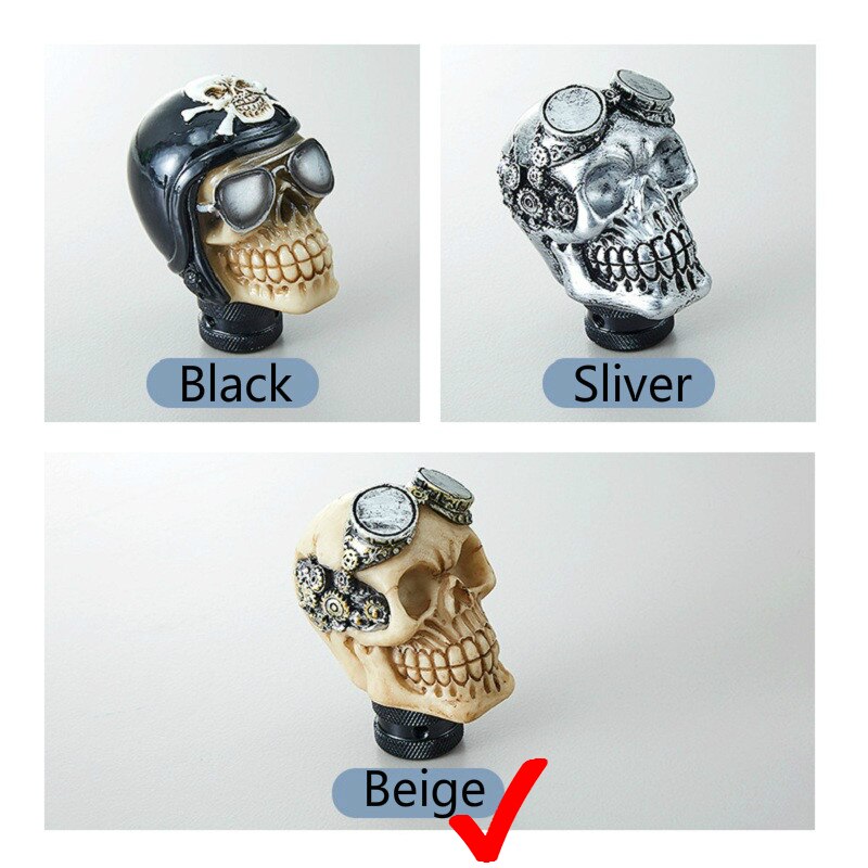 Car Gear Shift Knobs Skull Head Gear Manual Transmission Gear