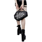 Skull Cross Shoulder Bags Gothic Women Cosplay Handbags