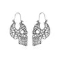 The New Gothic Retro Hollow Carved Skull Earrings Personalized Classical
