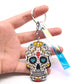 Keychain Calavera Sweet Whimsical Skull Key chain Keyring