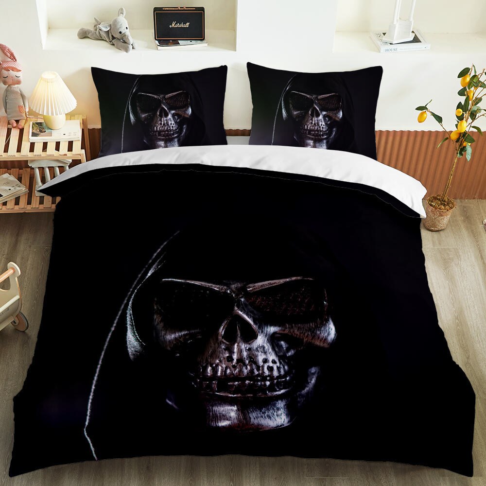 Sugar skull 3D Printed bedding set Luxury Duvet Cover Pillowcase