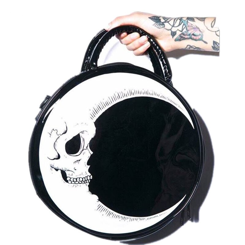 New in 2020 Woman Lady Dark Punk Skull