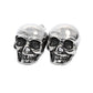 1Pair Cool Color Jewelry Punk Skull Earrings