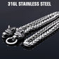 Men stainless steel necklace viking wolf head with Odin