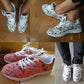 Sugar Skull Red Rose Floral Pattern Shoes Women Casual Spring/Autumn Sneakers