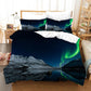 Aurora Three-piece Set 3D Digital Four-piece Set Beddings Quilt Cover