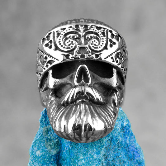 Skull Stainless Steel Mens Rings Punk Hip Hop Cool