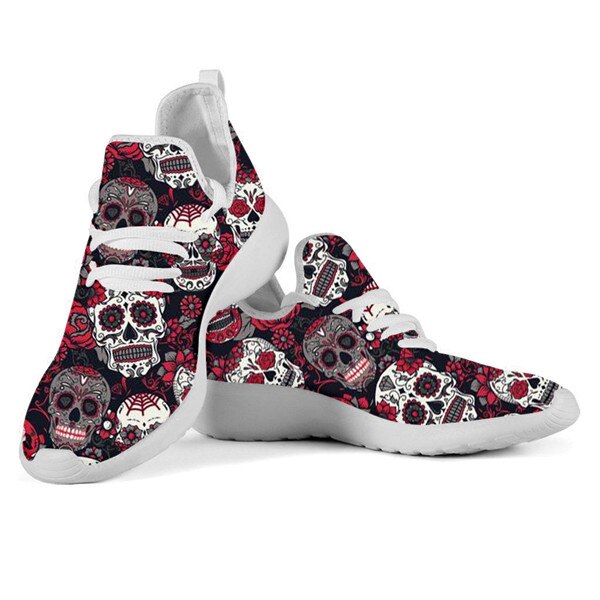 Flats Women Shoes Casual Sneakers Fashion Skull