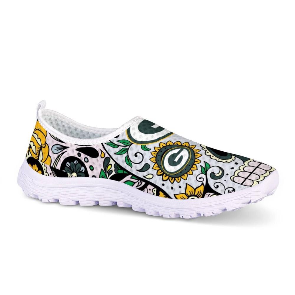 Gothic Sugar Skull Patterns Women's Flats Shoes Slip On