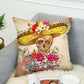 3D Printed Sugar Skull Cover Polyester Cushion Cover Home Bedroom Hotel Car Decoration
