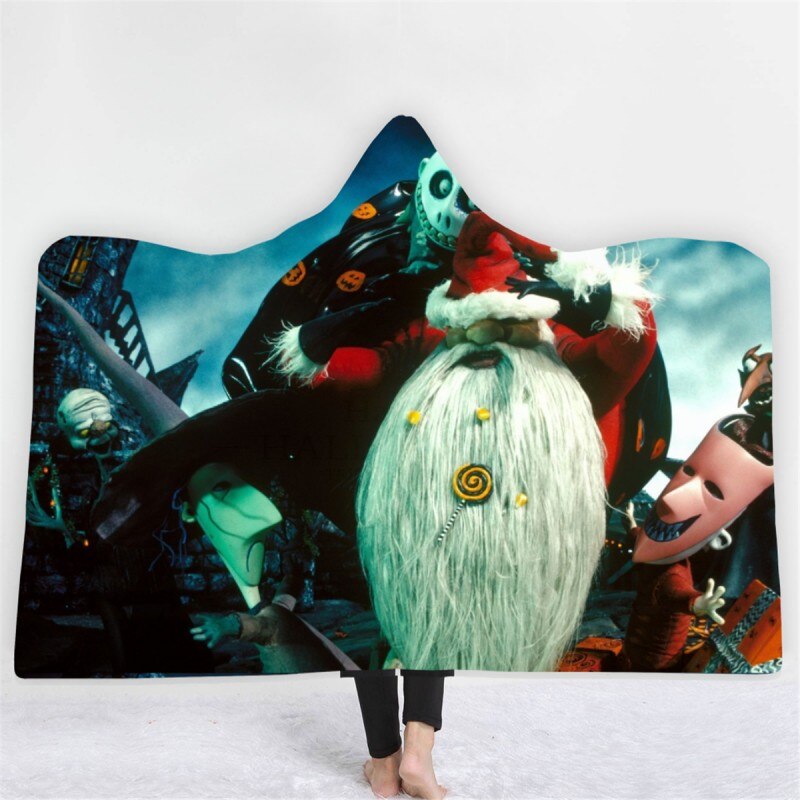 The Nightmare Before Christmas Jack Skull Sherpa Blanket