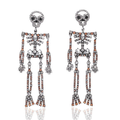 New Fashion Skeleton Skull Earrings