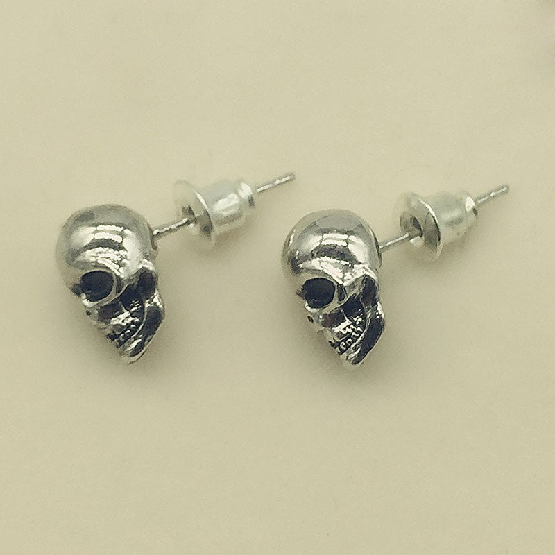1Pair Cool Color Jewelry Punk Skull Earrings