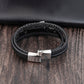 New Fashion Men Jewelry Anchor Bracelet Leather Rope Bracelet