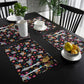 Mexican Skull Table Runner Wedding Table Decor Party Dining Table Mat Placemat