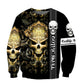 Skull and skeleton Tattoo 3D All Over Printed Men Hoodie Unisex Casual Jacket Pullover Streetwear