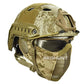 Tactical Helmet Mask Cs Airsoft Paintball Army War Game Motorcycle Hunting Solid Color Fast Helmet