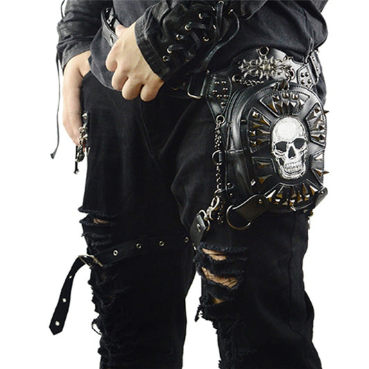 Gothic Steampunk Skull Bag New Women Messenger Bag