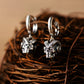 Real 100% 925 Sterling Silver Skull Stud Earrings