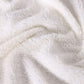 Skull Blanket Floral Skull Throw Blanket Black White Background Sherpa Flannel Blanket