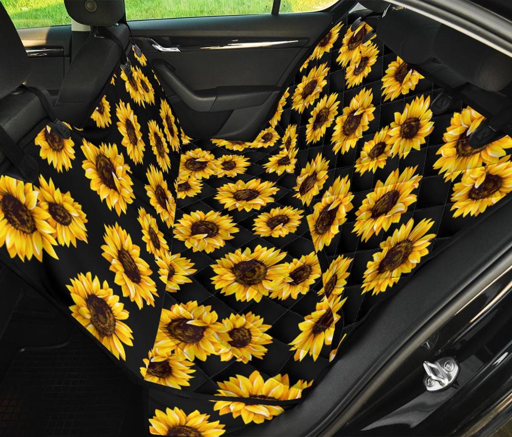 Sugar Skull Print Car Interior Accessories Cushions Non-slip Car Back Seat Cover