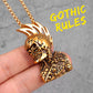 Gothic Rules Skull Punk Rock Hiphop Men Necklaces