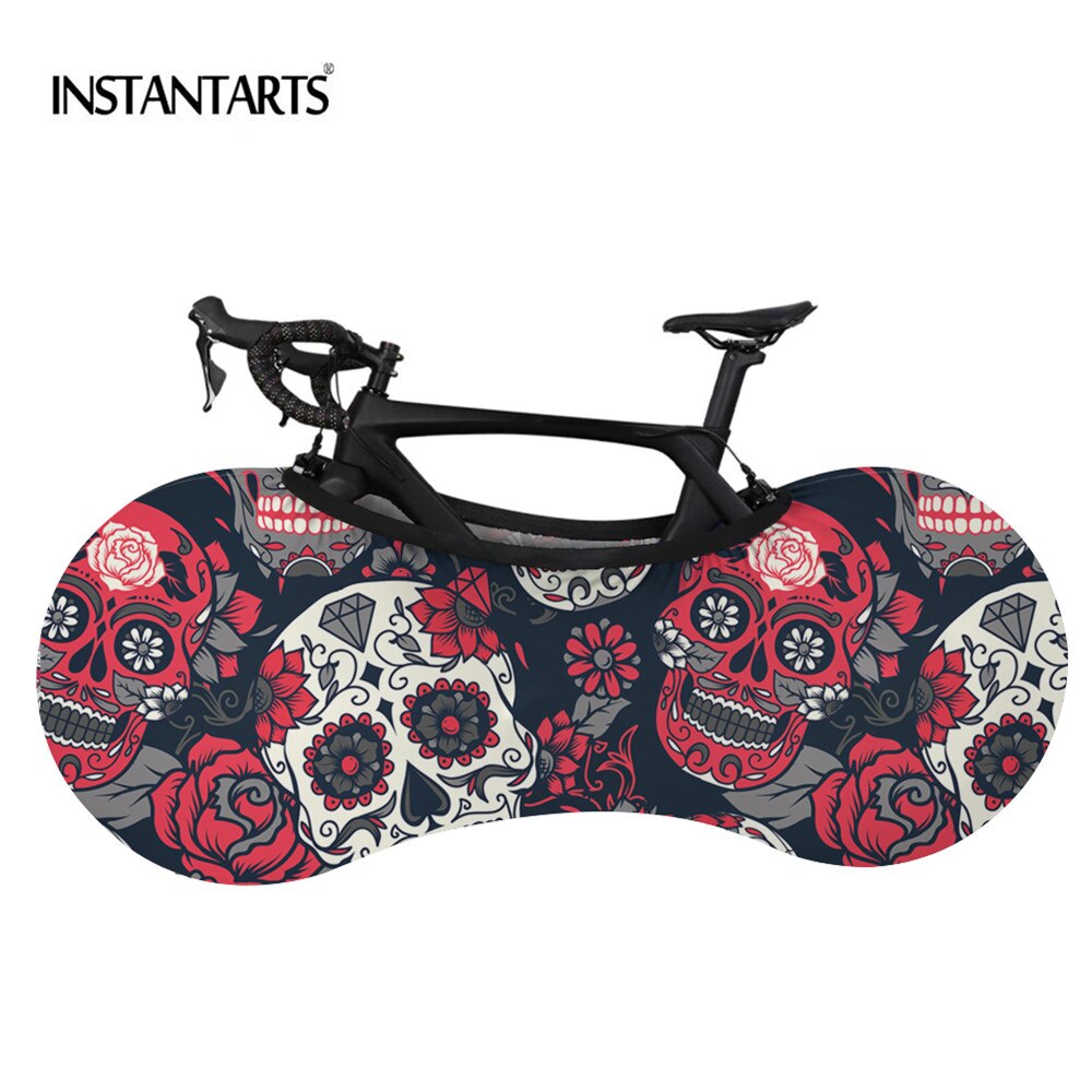 Fashion Sugar Skull Painting Bike Cover for Men Waterproof Outdoor Bike-Accessories