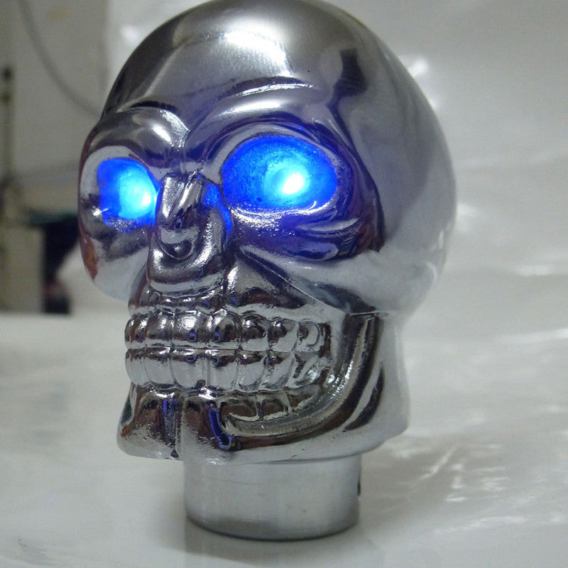 Universal Gear Shift Knob Car Skull Head Modification Lighted