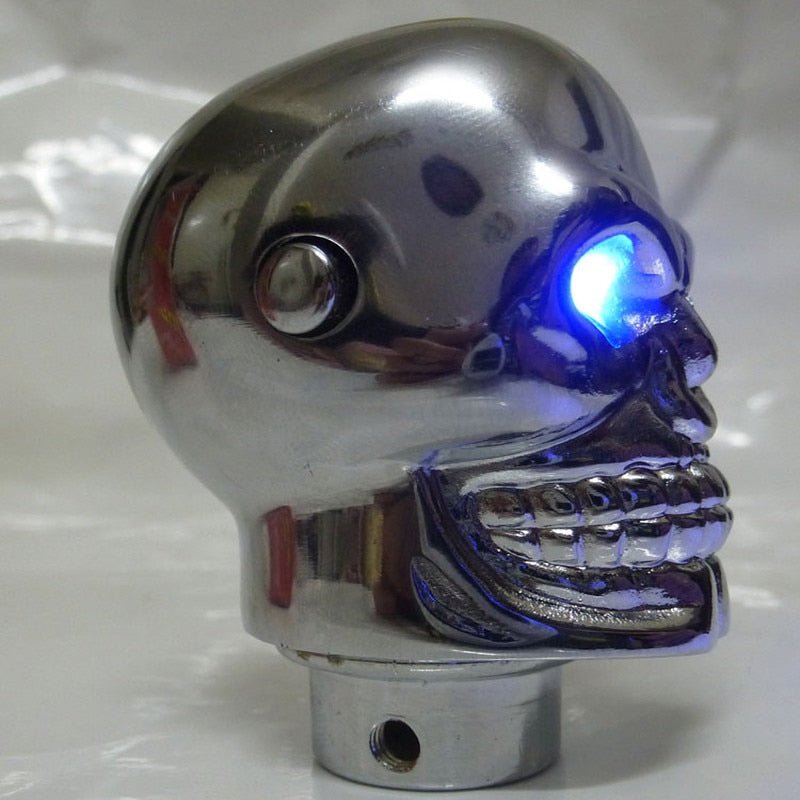 Universal Gear Shift Knob Car Skull Head Modification Lighted