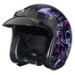 HOT 3/4 retro vintage helmet open helmets cascos capacetes helmet motorcycle helmets shields can add bubble visor