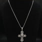 2020 Gothic Skull Cross Stainless Steel Big Necklace Men Silver