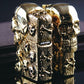 LXF Heavy armor gold 3D Alien skull  lighter
