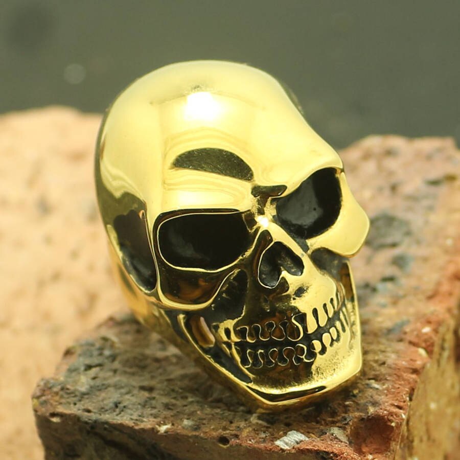 Stainless Steel Cool Big Skull Newest Design Ring