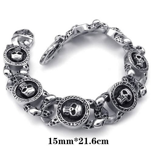 Women's Gothic Luxury Jewelry Stainless Steel Silvery Black