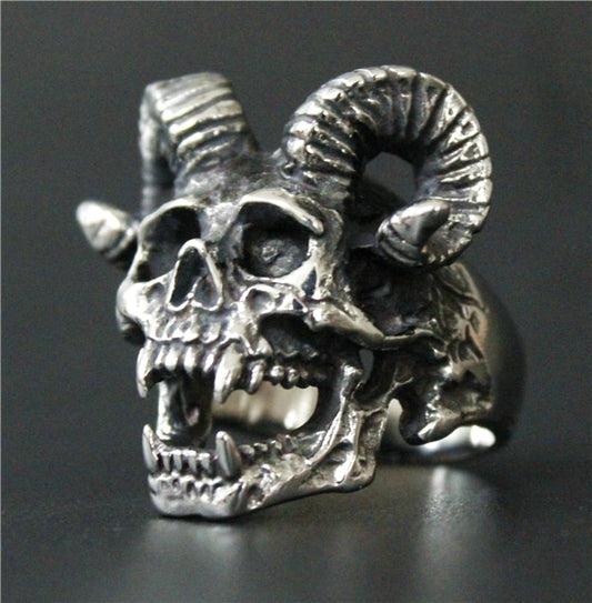 Stainless Steel Mens Motorcycles Biker Zombie Vampire