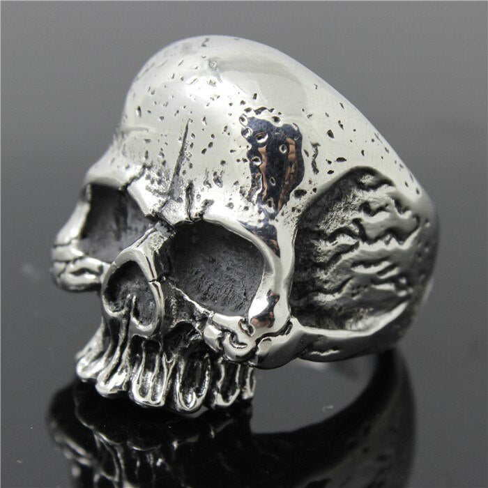 Stainless Steel Men Boys New Skull Ring