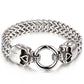 Skull Wolf Lion Head Bracelet Stainless Steel