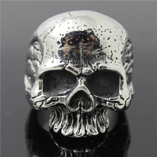 Stainless Steel Men Boys New Skull Ring