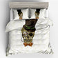 Halloween Fashion Sugar Skull Bedding Set Floral Bed Duvet Cover