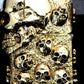LXF Heavy armor gold 3D Alien skull  lighter
