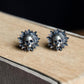 100% 925 Sterling Silver Ear Piercing Stud Earrings Fashion Sunflower